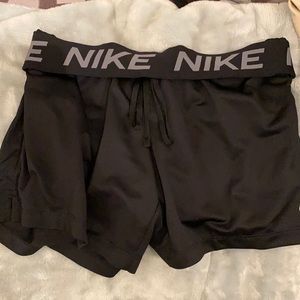 Black Nike dry fit shorts
